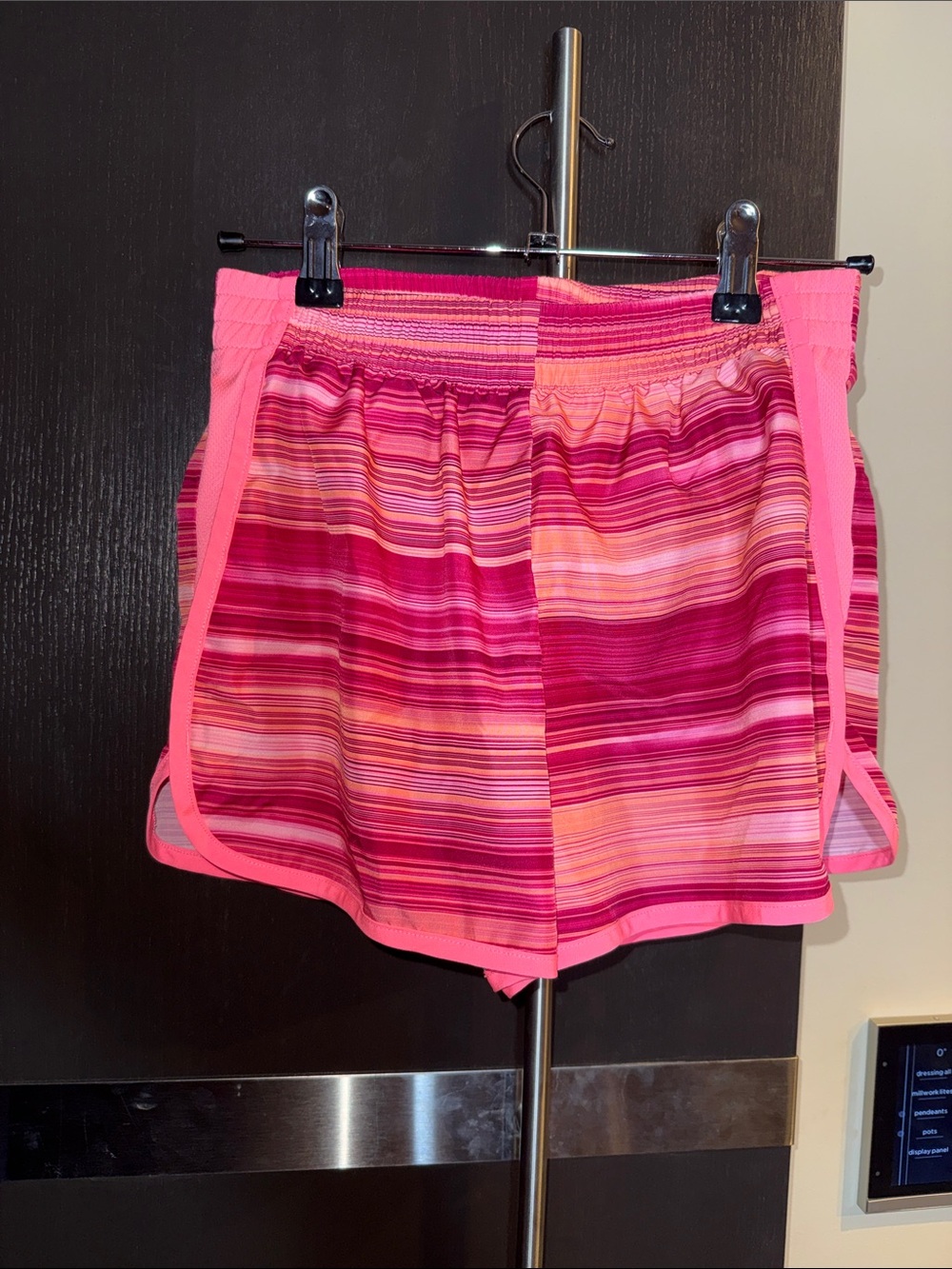 C9 by Champion Pink Striped Women's Athletic Shorts
